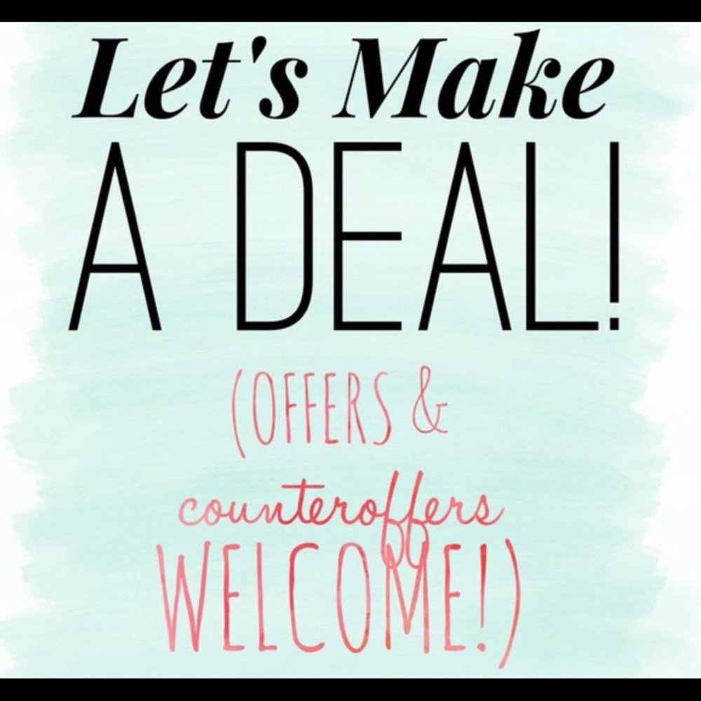 Make an offer.